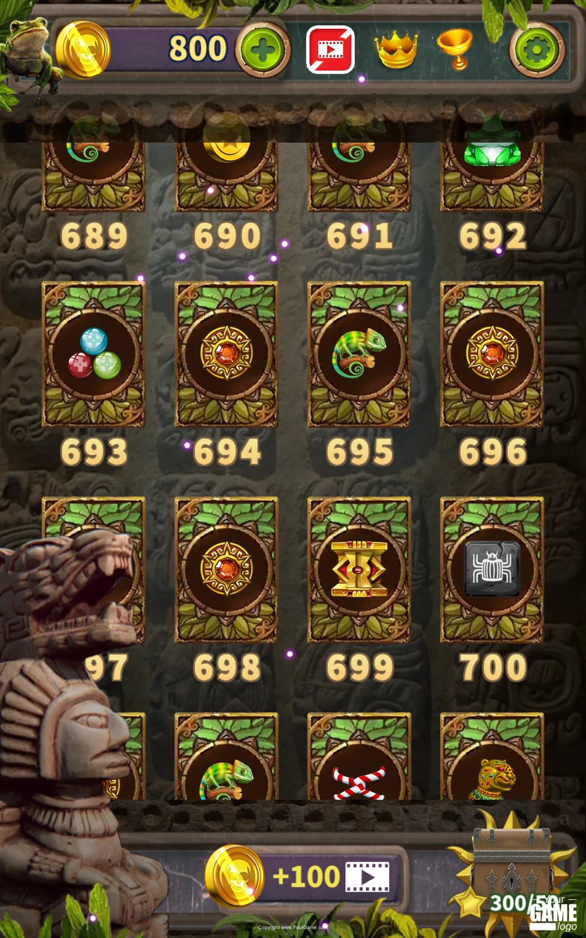 Glyph of Maya - Match 3 Puzzle screenshot