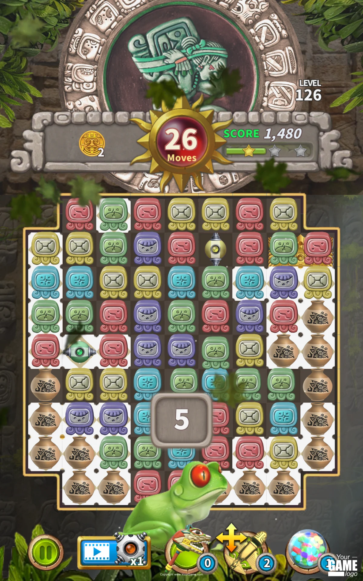 Glyph of Maya - Match 3 Puzzle screenshot