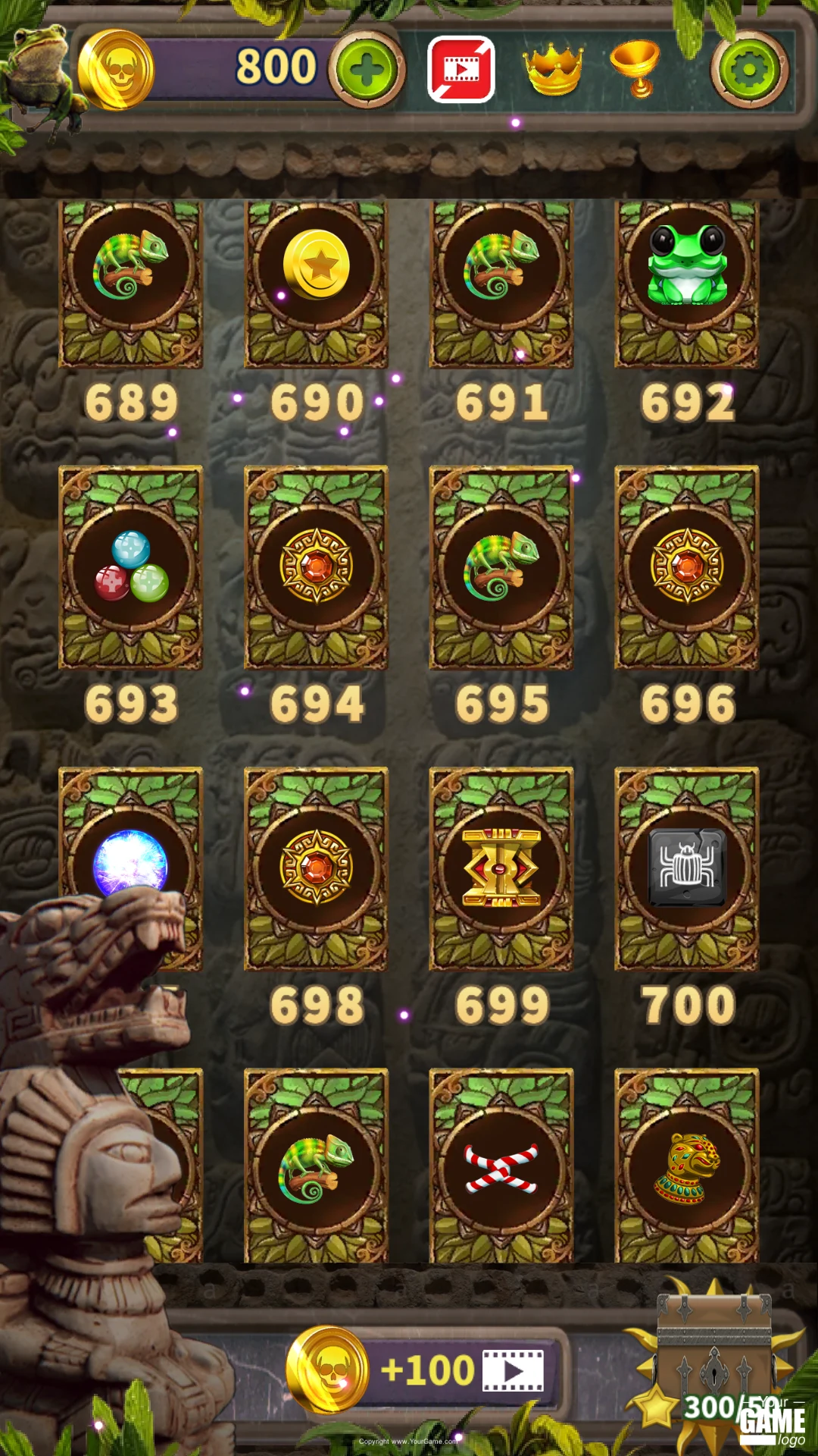 Glyph of Maya - Match 3 Puzzle screenshot